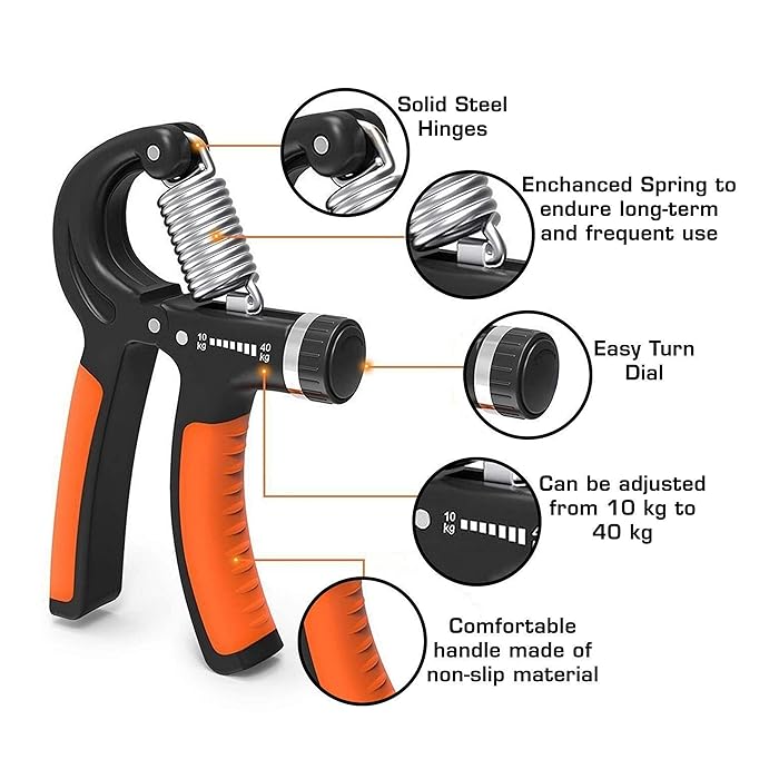 Adjustable Hand Gripper (5-60kg) – Boost Strength & Recovery