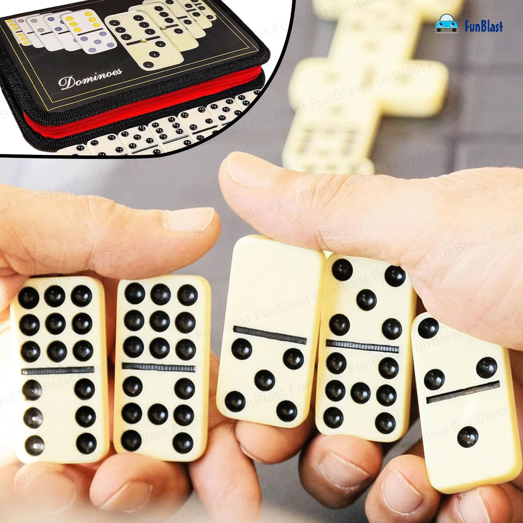 28pcs Double Six Domino Set – Fun Table Game for All Ages
