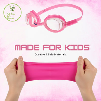 Kids Swim Set Anti-Fog Goggles, UV Protection, Leak-Proof Swimming Gear for Boys & Girls