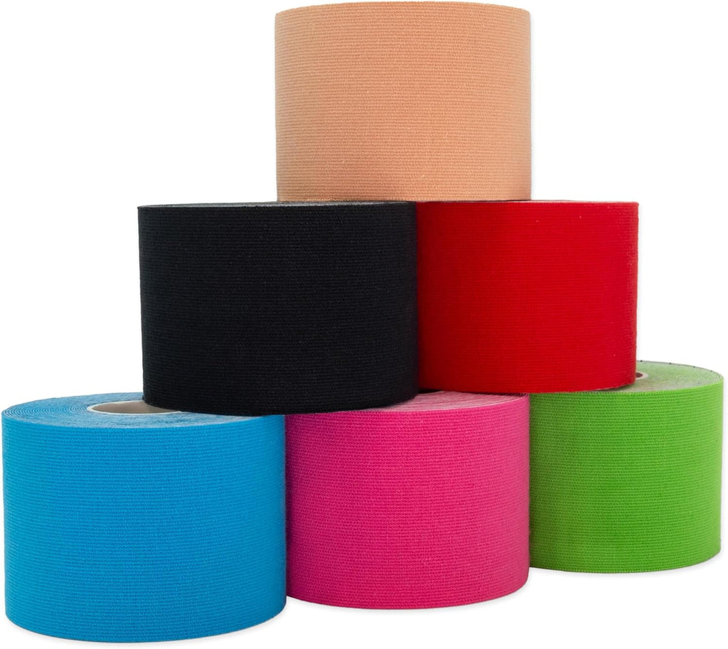 5M Size Kinesiology Tape Athletic Elastoplast Sport Recovery Strapping Gym Red Colour
