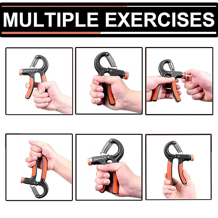 Adjustable Hand Gripper (5-60kg) – Boost Strength & Recovery