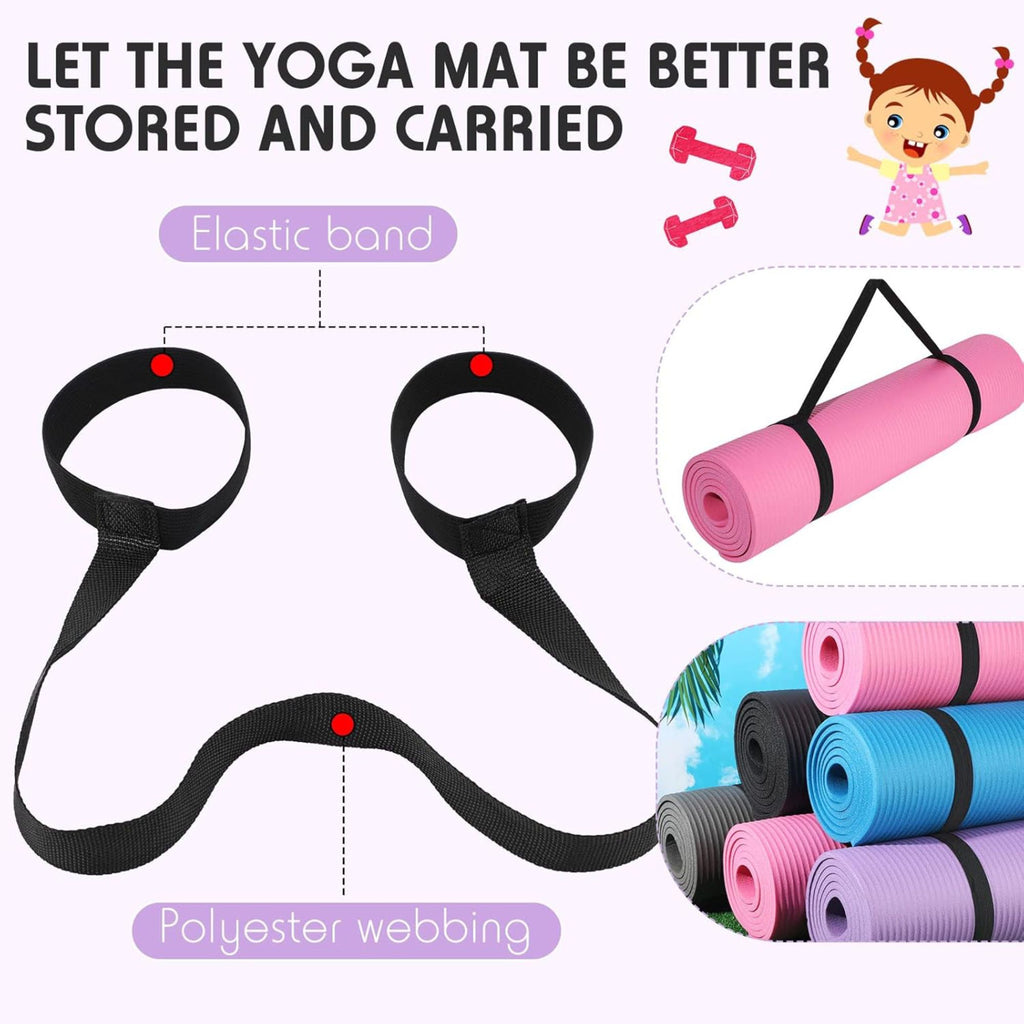 3-in-1 Yoga Kit (Mat, Wheel, Brick for Flexibility & Support)