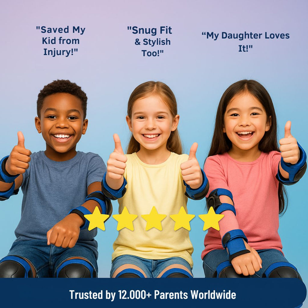 Skating & Cycling Protective Gear Set – Knee, Elbow & Wrist Guards