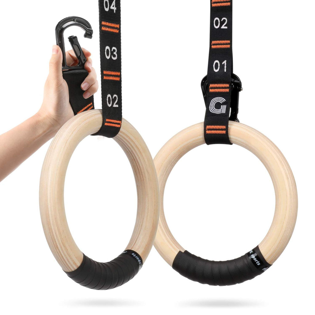 LivePro Fitness Rings – Durable Gymnastic Rings for Strength & Core Training