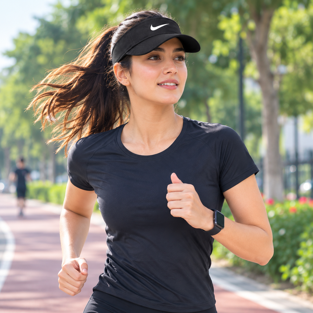 Sports Sun Visor Cap Adjustable Lightweight Running Golf Tennis Outdoor Unisex