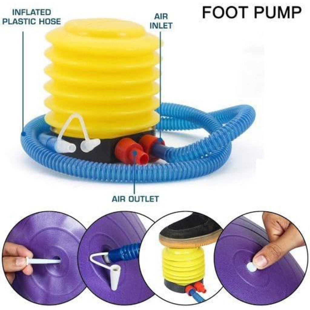 Fitness Combo (Stability Ball with Pump & Non-Slip Dumbbell)
