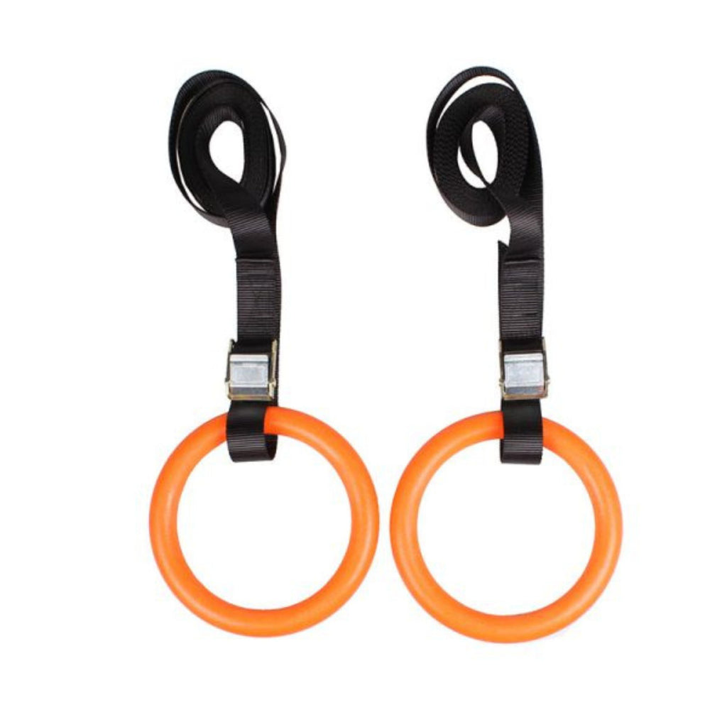 Gym Rings by LiveUp – Heavy-Duty Fiber Rings for Calisthenics & Bodyweight Training
