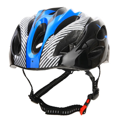 Lightweight Microshell Bike Helmet – Adjustable Safety in Blue