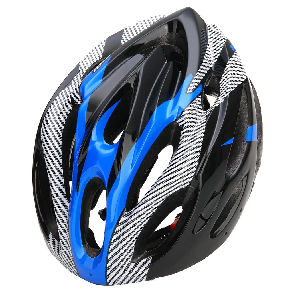 Lightweight Microshell Bike Helmet – Adjustable Safety in Blue
