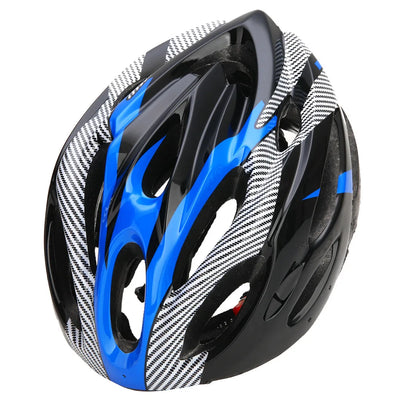 Lightweight Microshell Bike Helmet – Adjustable Safety in Blue