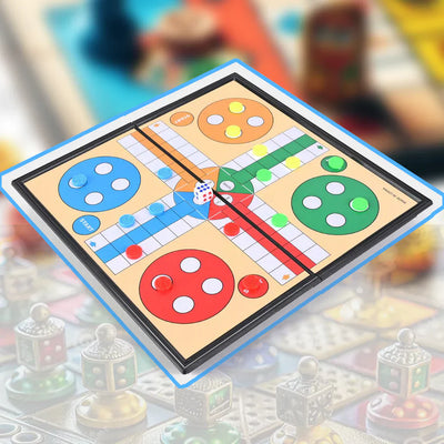 Magnetic Ludo Board Game Set – Lightweight, Foldable & Perfect for All Ages