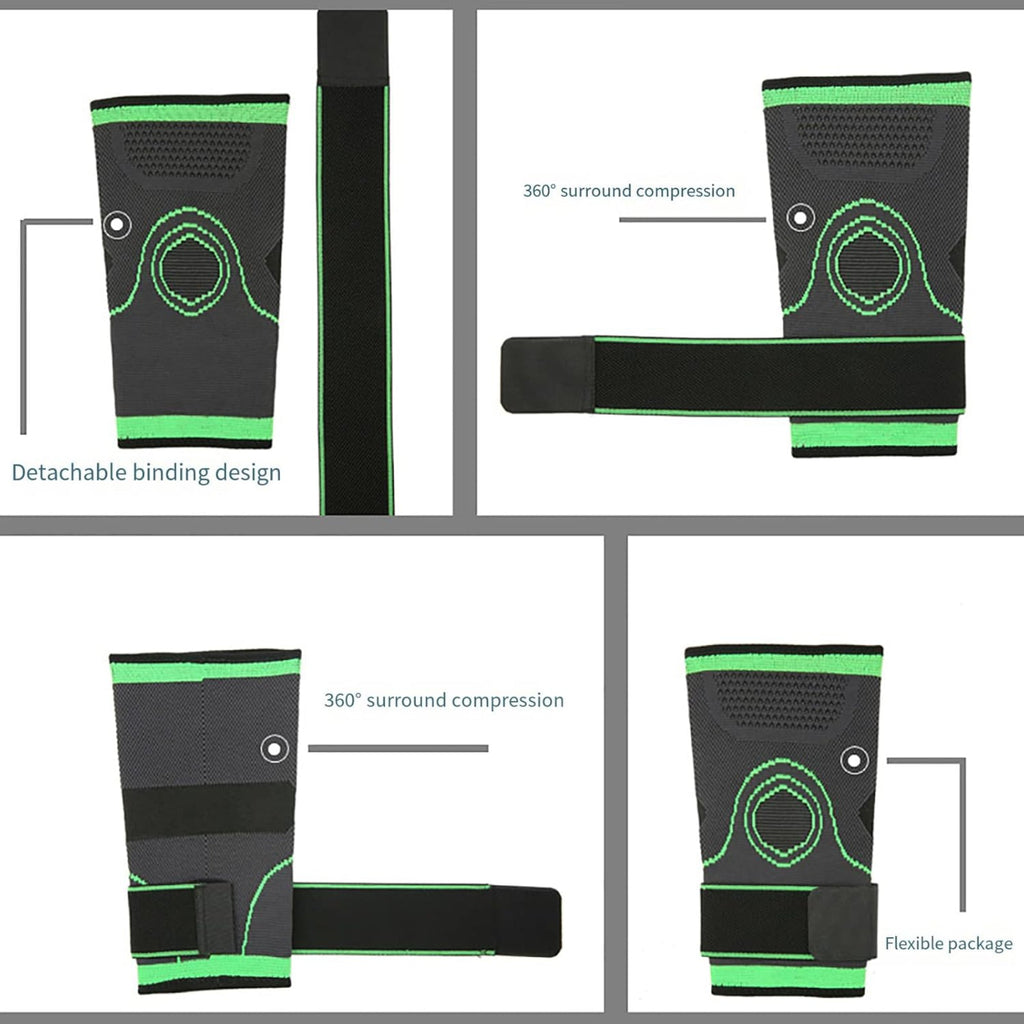 Elbow Brace Compression Sleeve – Arm Support with Adjustable Straps for Pain Relief & Injury Prevention