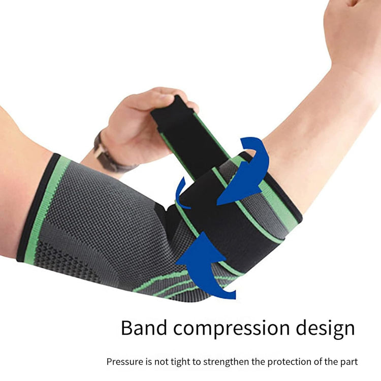 Elbow Brace Compression Sleeve – Arm Support with Adjustable Straps for Pain Relief & Injury Prevention