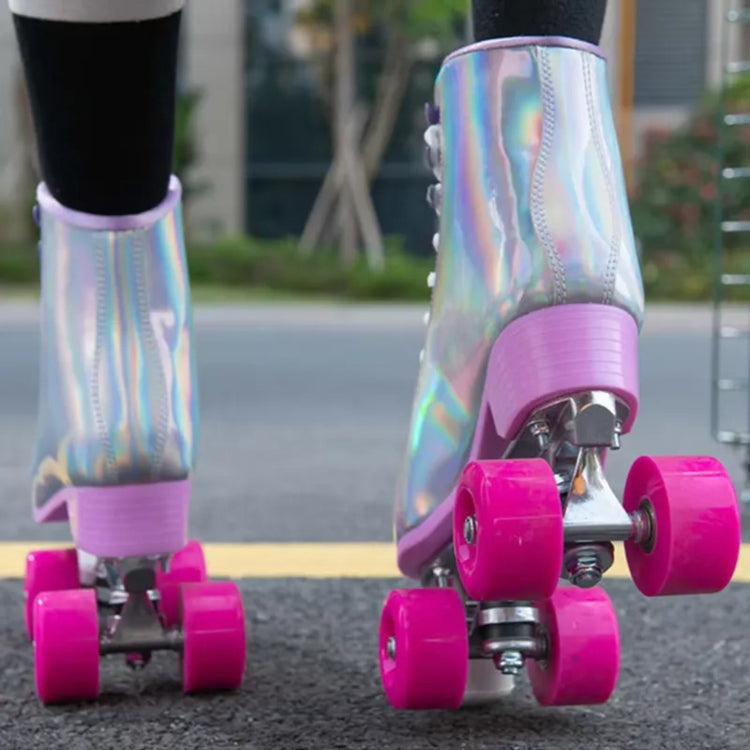 4-Wheel Roller Skates Shoes for Beginners – Adults, Men, Women, & Kids