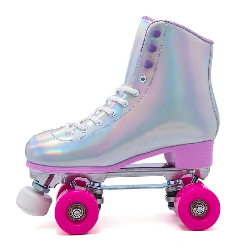 4-Wheel Roller Skates Shoes for Beginners – Adults, Men, Women, & Kids