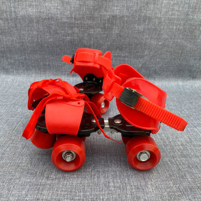Lightweight Adjustable IML IME Four-Wheel Roller Skates – Red