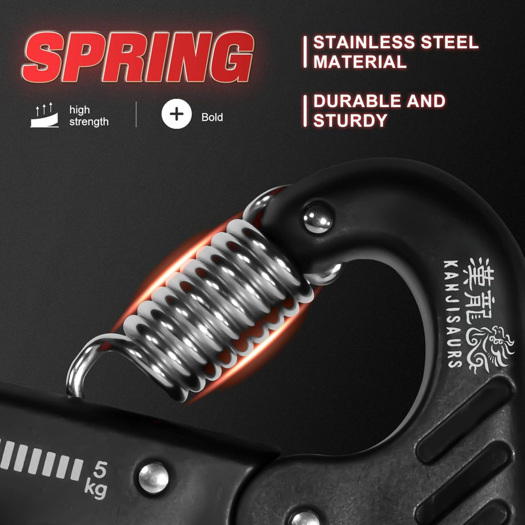 5-100 Kg Adjustable Grip Strengthener – Hand, Finger, and Forearm Workout Kit for Strength Training