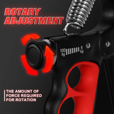 5-100 Kg Adjustable Grip Strengthener – Hand, Finger, and Forearm Workout Kit for Strength Training