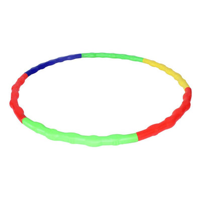 Hula Hoop – Adjustable 30" Fitness Ring for Kids & Adults (Multicolour, Zig Zag Wave Design)