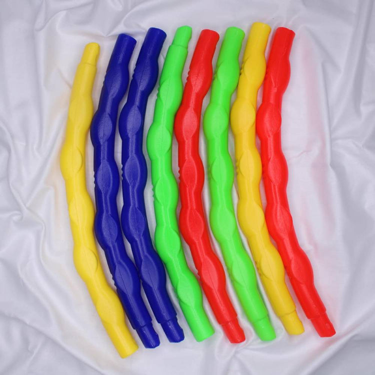 Hula Hoop – Adjustable 30" Fitness Ring for Kids & Adults (Multicolour, Zig Zag Wave Design)