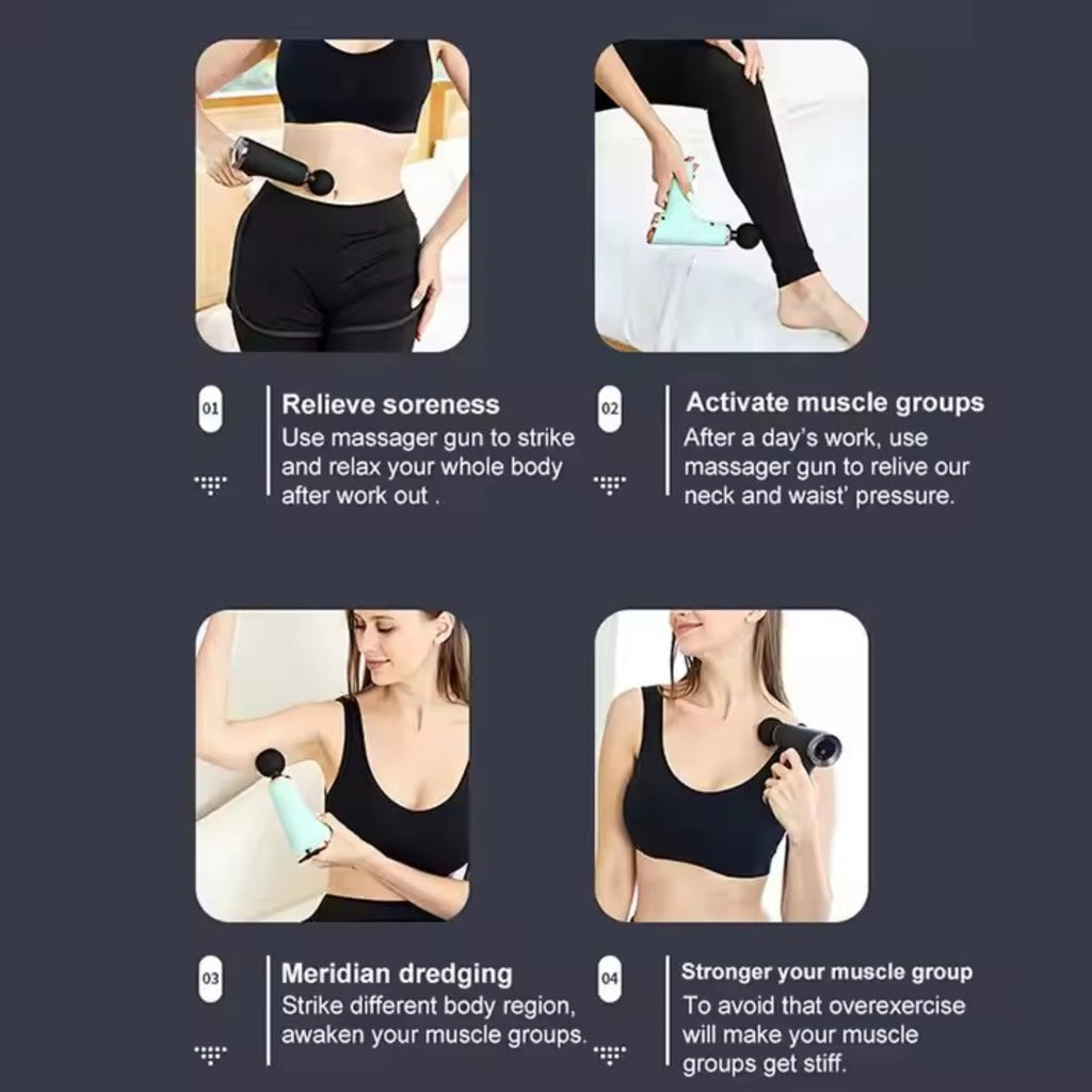 Rechargeable Deep Tissue Massager – Full-Body Muscle Relaxation Machine