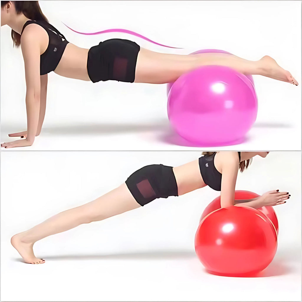 Peanut Shape Anti-Burst Yoga Exercise Ball – Gym, Pregnancy, Birthing, and Physical Therapy Fitness Tool