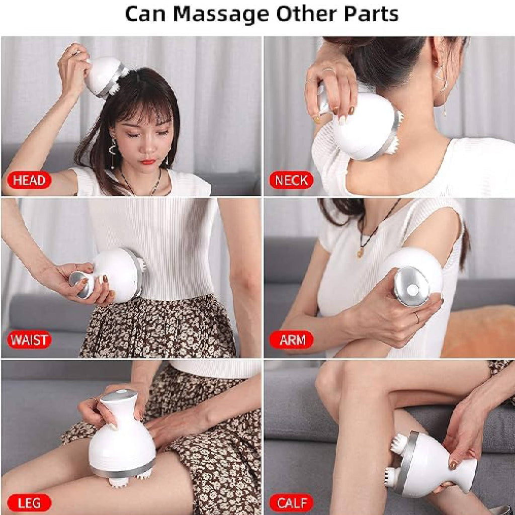Heshiv Electric Scalp Massager – USB Rechargeable Portable Head Massager for Stress Relief & Scalp Care