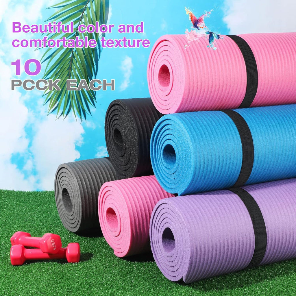 Durable & Lightweight Yoga Mat – Thick, Non-Slip Exercise Mat for Joint Support, Perfect for Home Practice