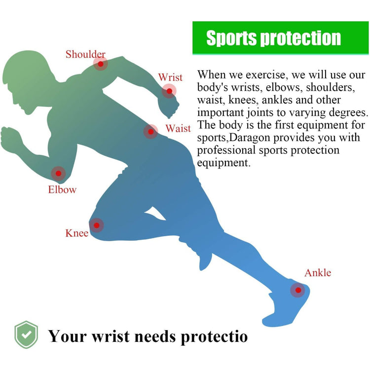 Adjustable Wrist Support Wraps with Compression Straps – Unisex Brace for Strength Training, Gym Workouts, and Fitness