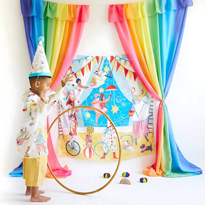 Wooden Hula Hoop – Durable & Eco-Friendly Fitness Ring for Adults and Kids