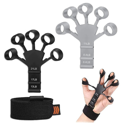 Finger Gripper Hand Exerciser – 6 Resistance Levels for Therapy & Strength