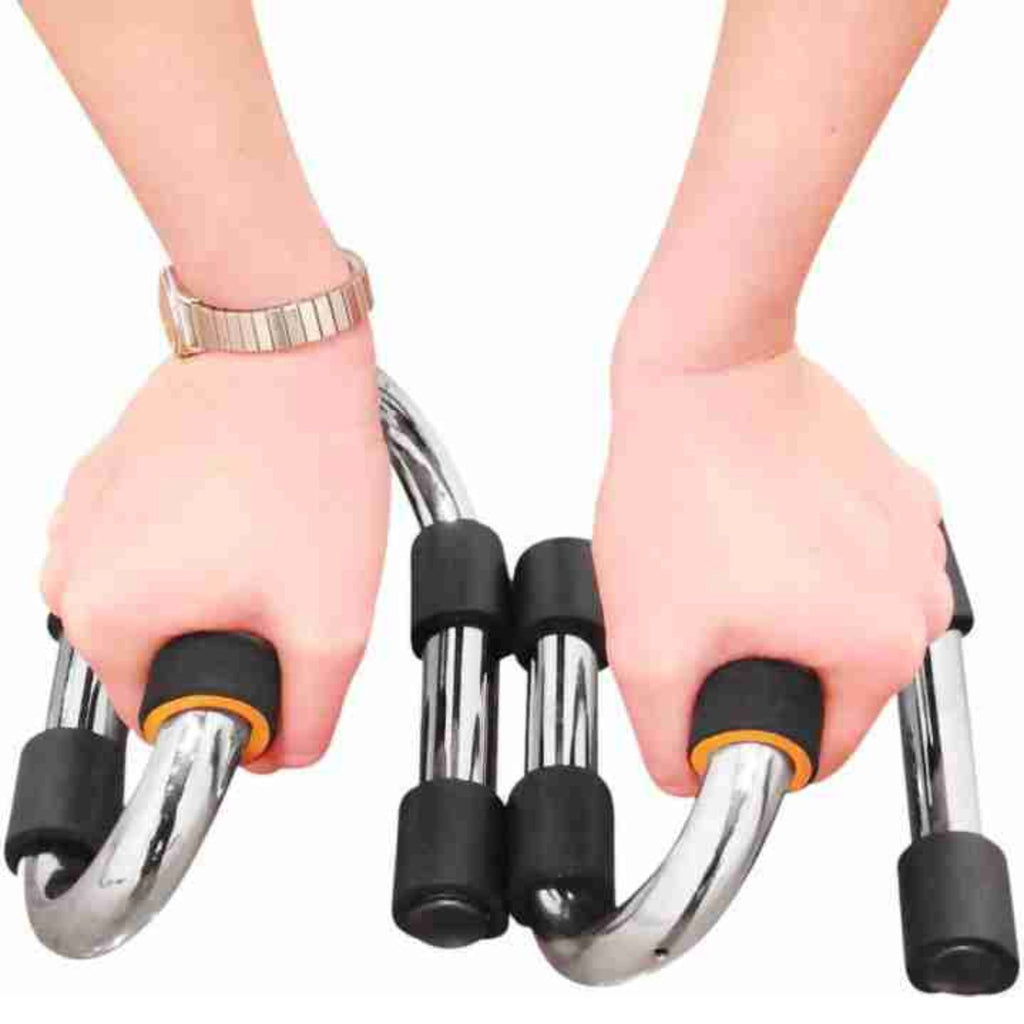 3-in-1 Strength Training Set (Hand Grips, Push-Up Bars & Body Trimmer)