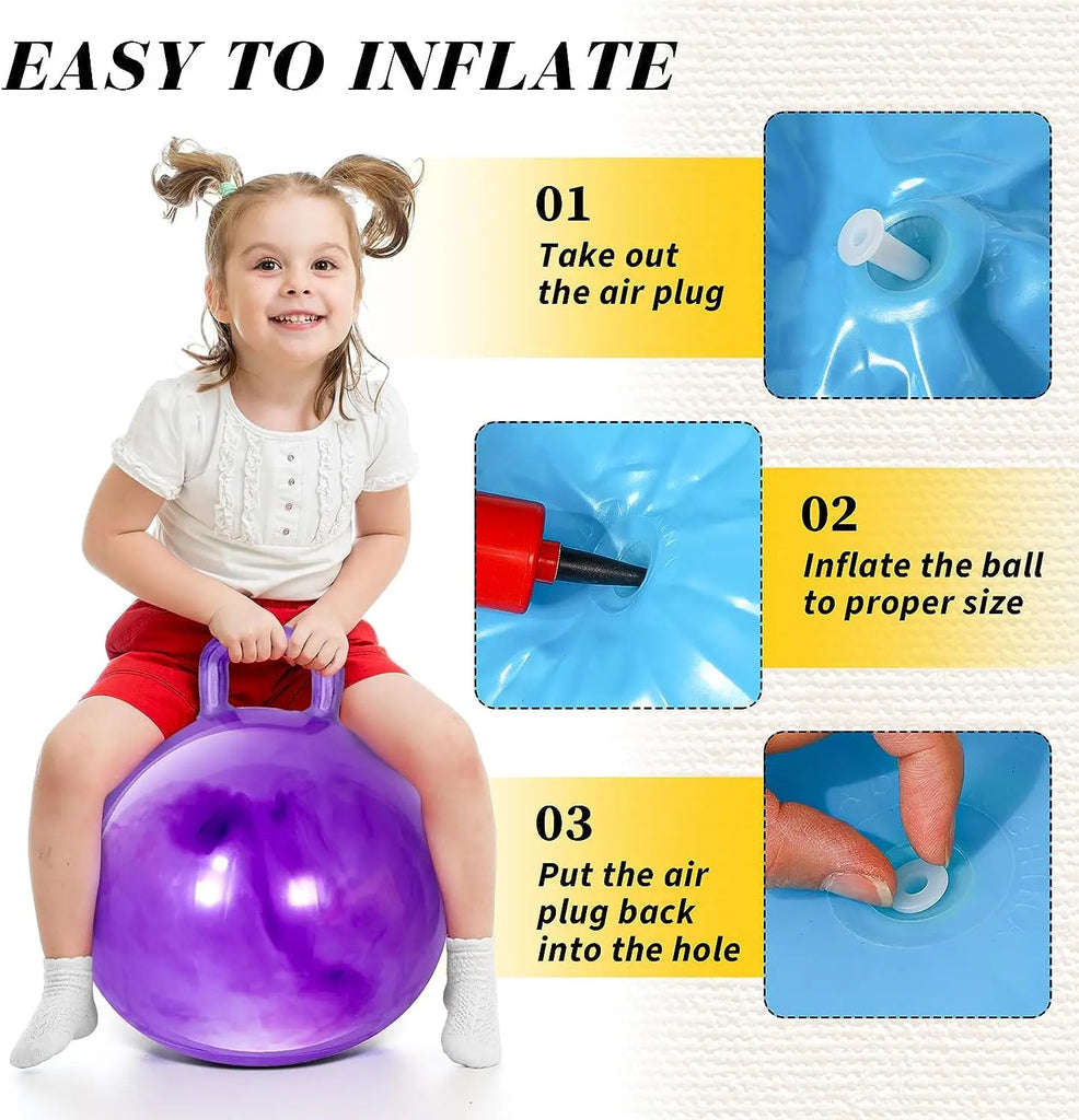 Kids Hopping Ball with Handle – Fun Bouncy Outdoor Toy