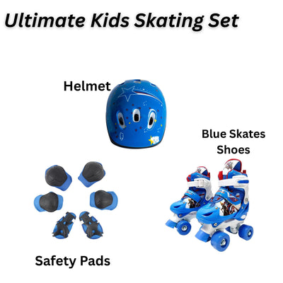 Ultimate Kids Skating Set ( Spiderman Skates, Helmet & Safety Pads)