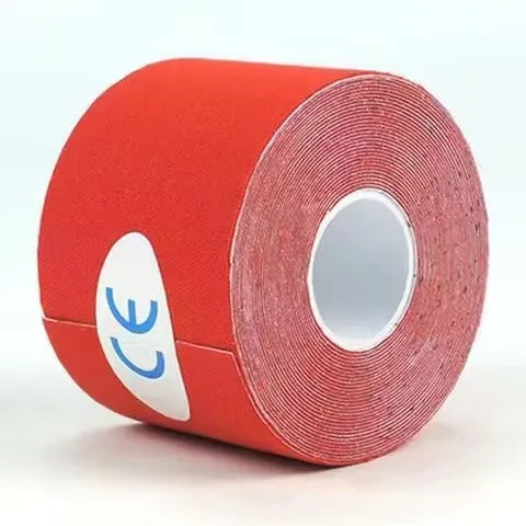 5M Size Kinesiology Tape Athletic Elastoplast Sport Recovery Strapping Gym Red Colour