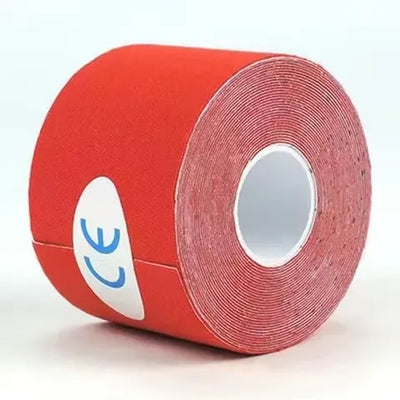 5M Size Kinesiology Tape Athletic Elastoplast Sport Recovery Strapping Gym Red Colour