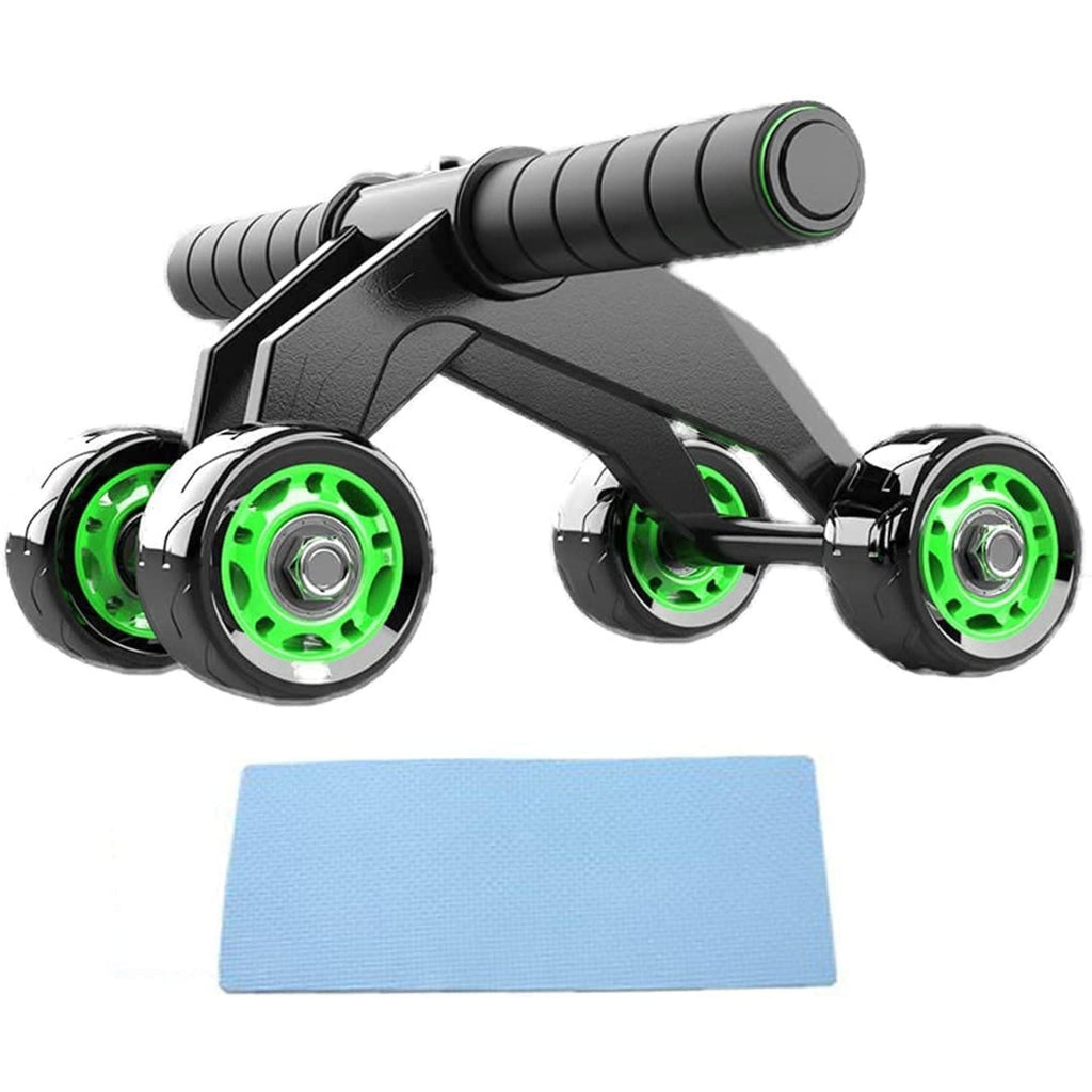 4-Wheel Ab Roller – Core Strength & Stability Trainer
