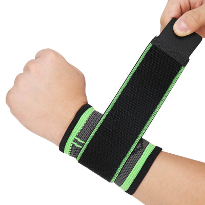 Adjustable Wrist Support Wraps with Compression Straps – Unisex Brace for Strength Training, Gym Workouts, and Fitness