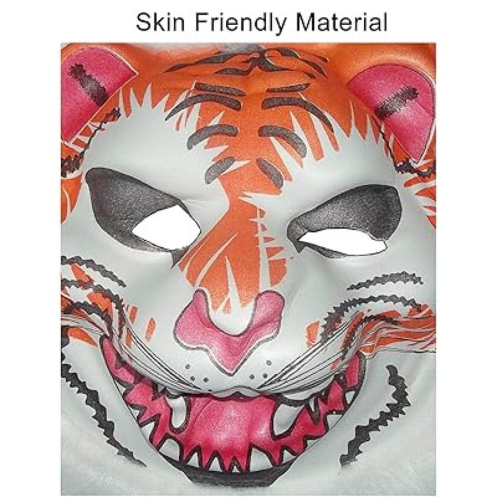 Avirons Tiger/Lion Cartoon Face Mask – Fun & Comfortable Reusable Mask for Kids & Adults