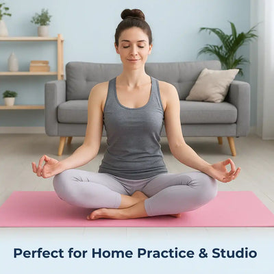 Durable & Lightweight Yoga Mat – Thick, Non-Slip Exercise Mat for Joint Support, Perfect for Home Practice