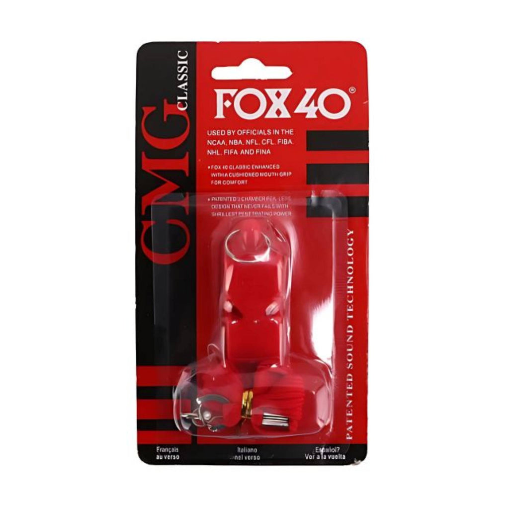 Fox 40 CMG Whistle – Professional Grade Safety Whistle with Cushioned Mouth Grip, Loud & Clear Sound for Sports, Emergency & Outdoor Use