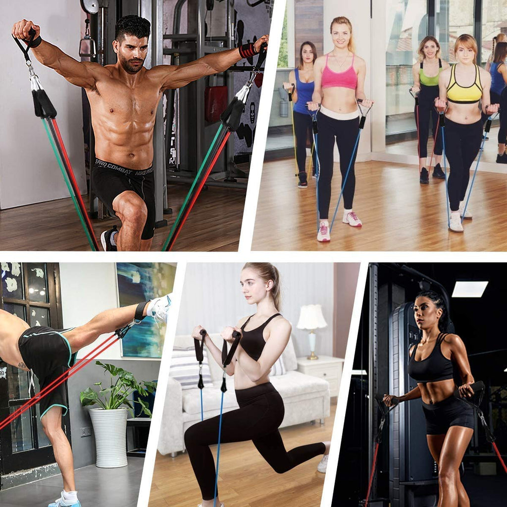 Heavy-Duty Power Resistance Bands for Exercise & Strength Training