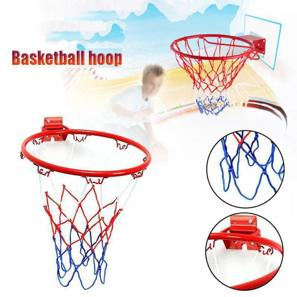 Home Basketball Kit (Official Ball & Wall Hoop Set)