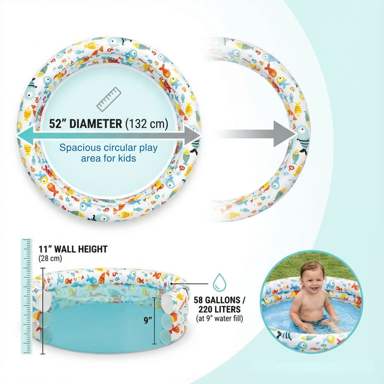 Intex Fishbowl Pool – 52" x 11" – Model 59431