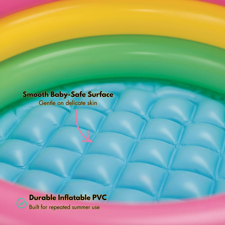 Intex Sunset Glow Baby Pool – 34" x 10" – Model 58924