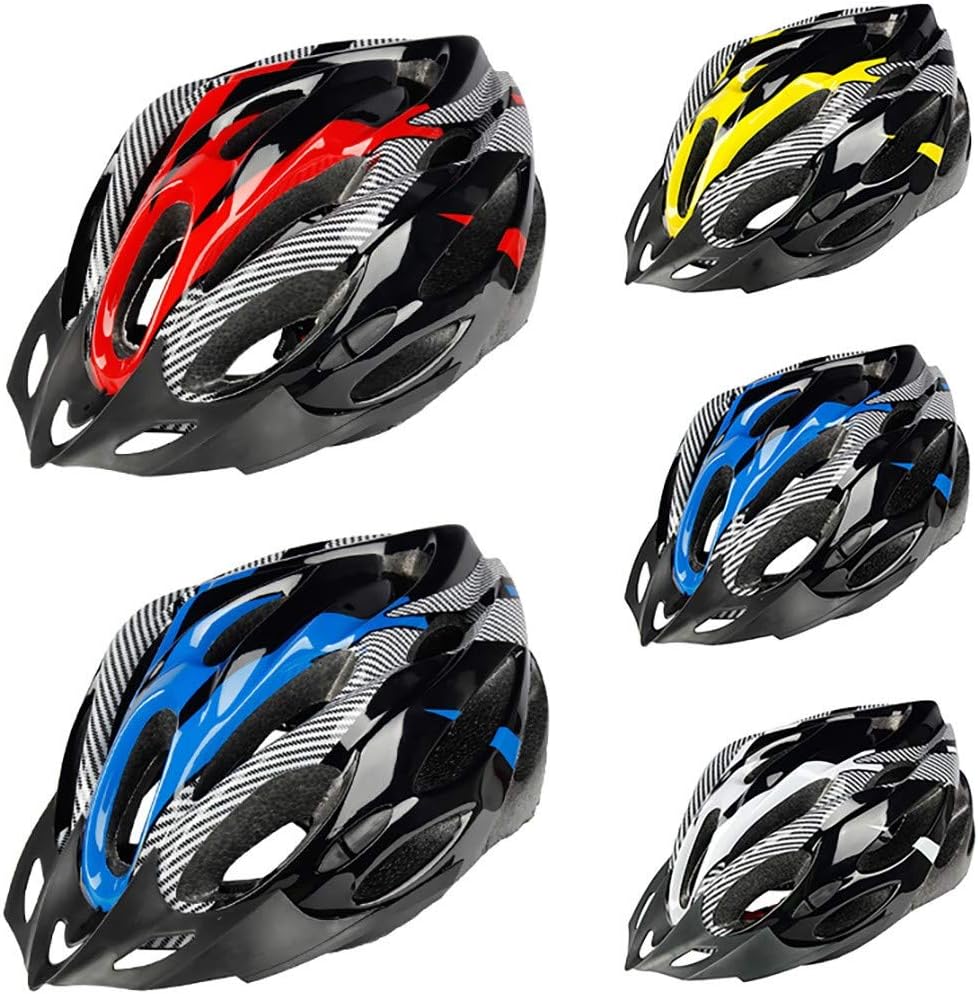 Lightweight Microshell Bike Helmet – Adjustable Safety in Red