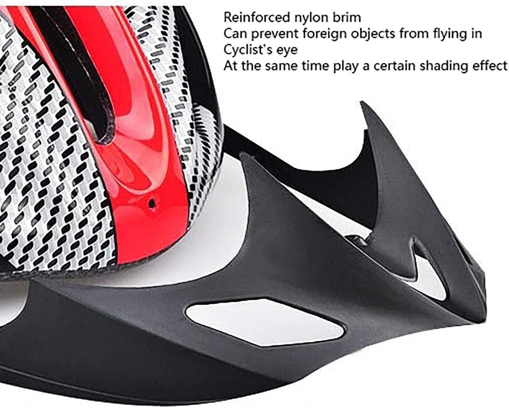 Lightweight Microshell Bike Helmet – Adjustable Safety in Red