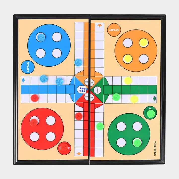 Magnetic Ludo Board Game – Foldable, Portable & Fun for All Ages