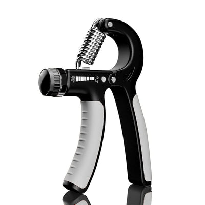 PowerGrip 5–60kg – Adjustable Hand Strengthener (Black/Grey)