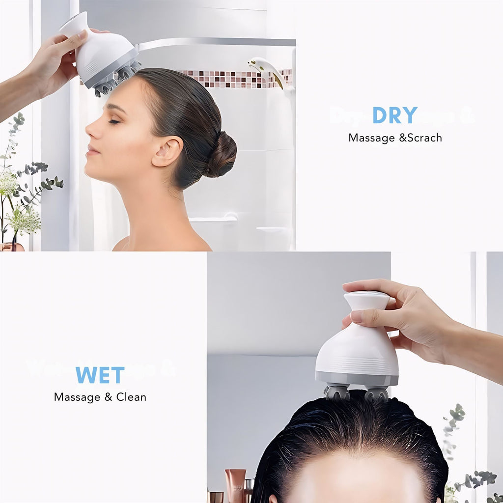 USB Scalp Massager – Portable Head Relaxer for Stress & Hair Care